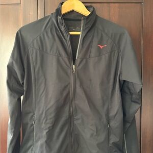 Mizuno Women's Black Jacket with Red Accent